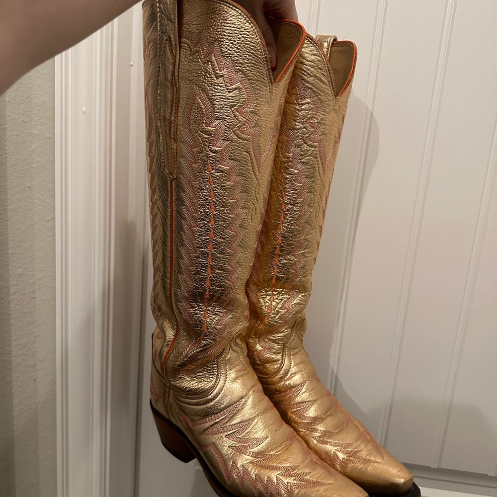 Lucchese Rose Gold Priscilla 7B